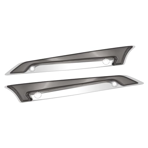 CARGLETRUE Windshield Trim Lights Windscreen Fairing Led Running Light Turn Signals Fit For Harley Road Glide Models 2015-2023 Chrome Smoke - Image 2