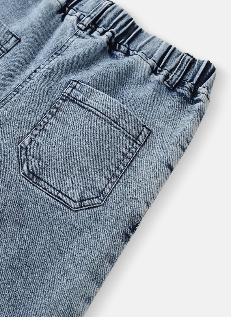 نوتيناتي جينز مطرز للبنات | بنطلون جينز للبنات |  إلى  سنوات - Image 4