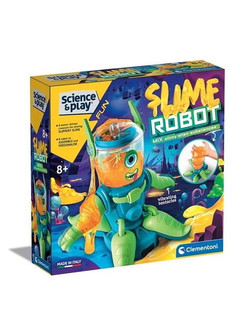 Clementoni - Science & Play Creative Kit Make your own Slime Robot - 61354
