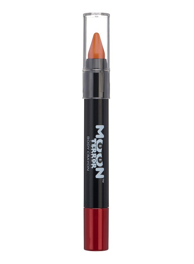Moon Terror Halloween Face Paint Stick Body Crayon by Moon Terror, SFX Make up - Pumpkin Orange - Special Effects Make up - 0.12oz - Image 1