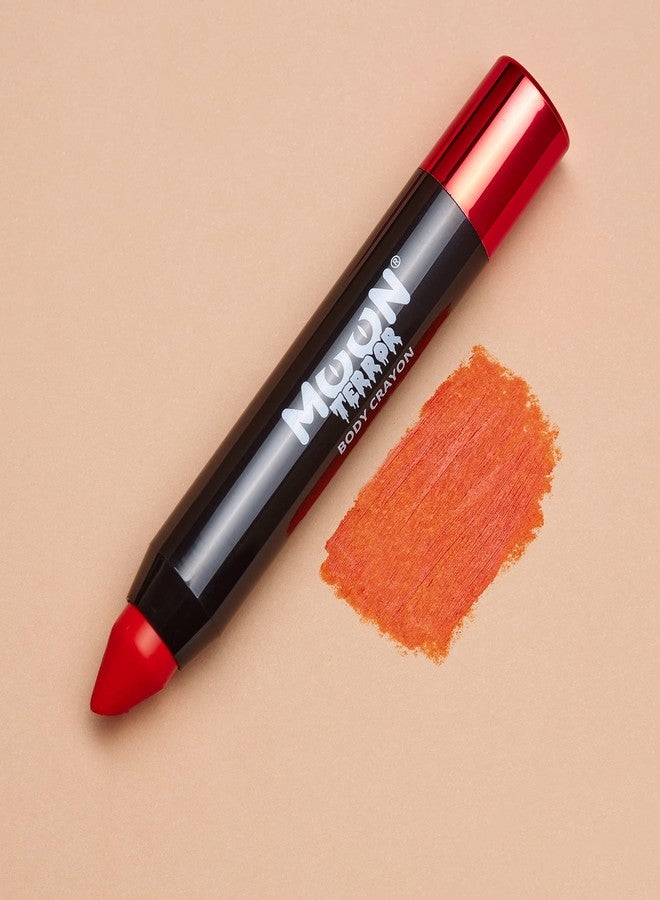 Moon Terror Halloween Face Paint Stick Body Crayon by Moon Terror, SFX Make up - Pumpkin Orange - Special Effects Make up - 0.12oz - Image 2