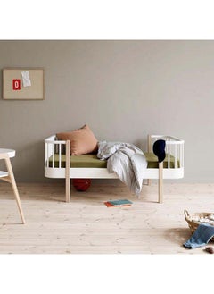 Al Home Kids Bed: 120x200x140 Wood, White by Alhome - 110112811 