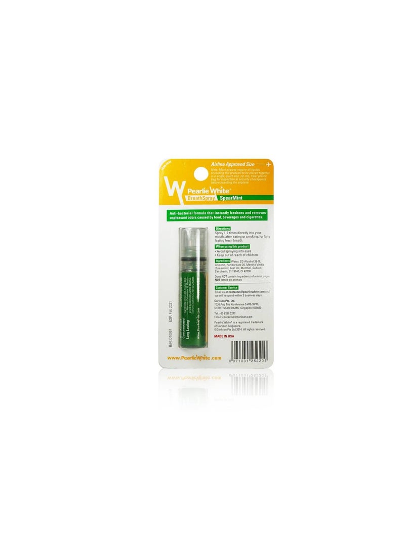 Pearlie White Breath Spray-Spearmint 8.5ml - Image 2