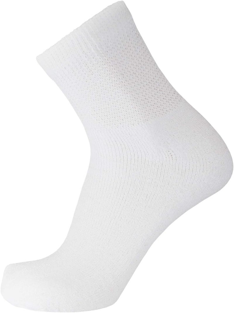 Brooklyn Socks Big and Tall Diabetic Neuropathy Ankle Socks King Size Mens Athletic Quarter Socks Size 1316 - Image 2