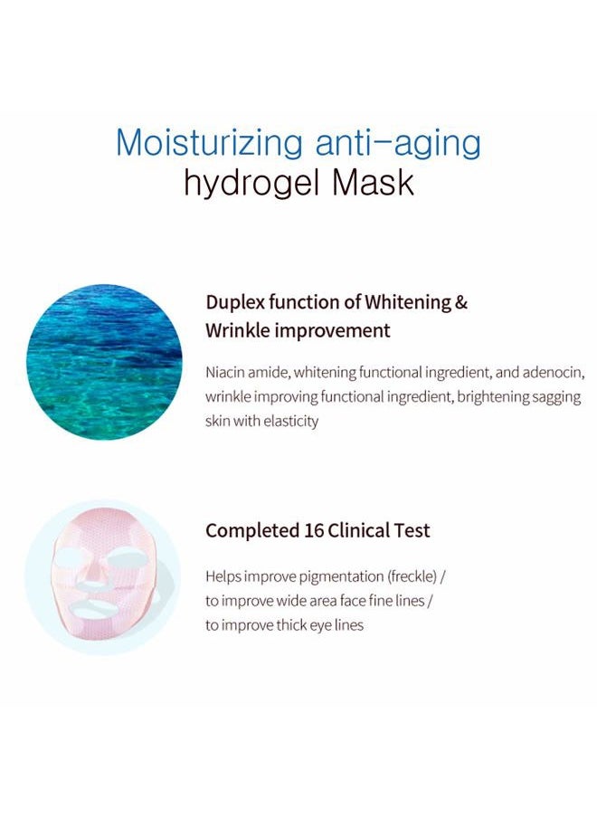 CELDERMA - Marine Collagen Hydrogel Mask [3pcs] Anti-aging, Nourishing, Intensive-hydration - Image 1