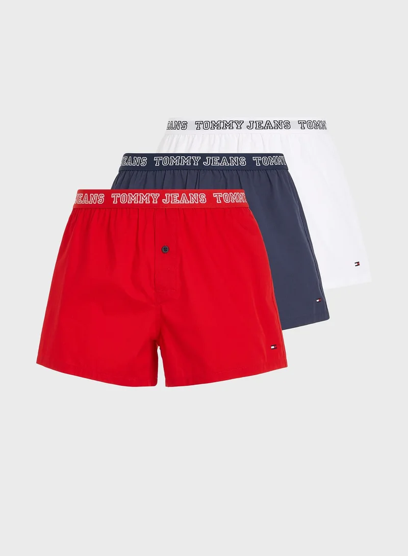 TOMMY JEANS 3 Pack Assorted Boxers