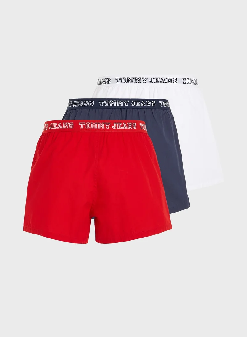 TOMMY JEANS 3 Pack Assorted Boxers