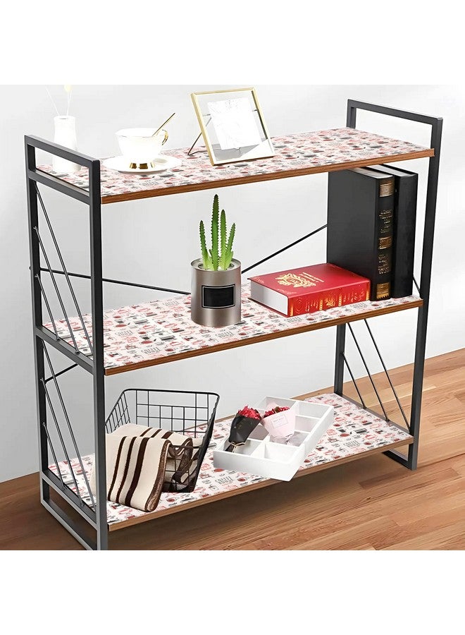 Kuber Industries Eva Shelf Liner | Eva Kitchen Cabinet Shelf Mat | Anti-Slip Bathroom Mat | Fridge Mat | Red Coffee House Wardrobe Mat | 10 Meter | White, Solid, White - Image 4