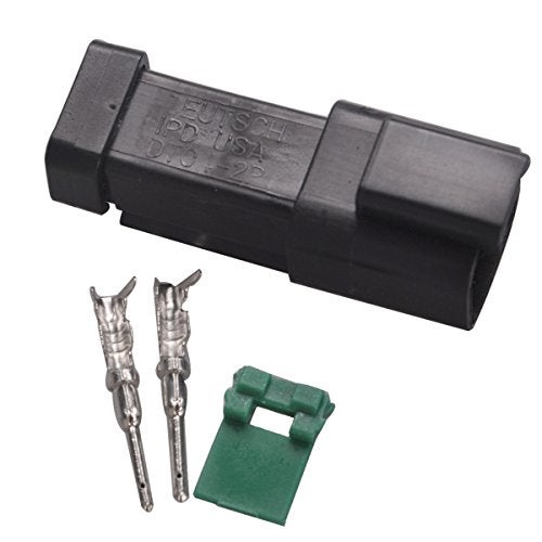 Lightronic مجموعة موصلات DT 2 دبوس من Lightronic 10 مجموعات 16-20 AWG للذكور والإناث موصل كهربائي مقاوم للماء - Image 4