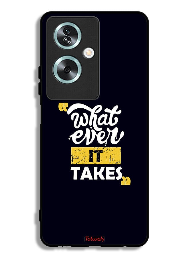 Tolwak Oppo A79 Protective Case Cover Whatever It Takes - Image 1