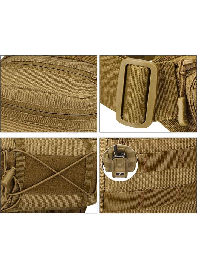 حقيبة ساق قابلة للسقوط للرجال والنساء، حقيبة فخذ عسكرية تكتيكية، حزمة متعددة الوظائف، حقيبة خارجية للمشي لمسافات طويلة، حقيبة فخذ. - Image 4