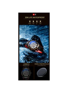 Tevise Automatic Mechanical Wrist Watch With Luminous Pointer Leather Band For Men  - Image 5