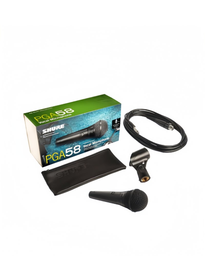 Shure Incorporated Cardioid Dynamic Handheld Microphone PGA58-QTR-E Black - Image 2