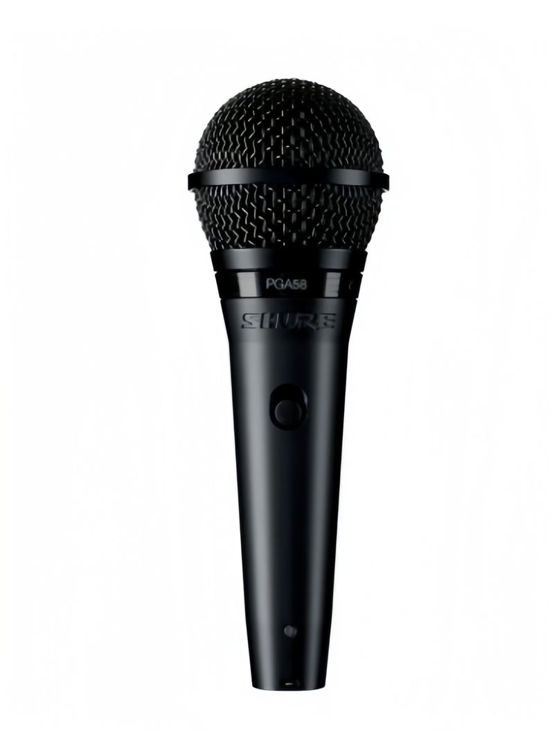 Shure Incorporated Cardioid Dynamic Handheld Microphone PGA58-QTR-E Black - Image 1