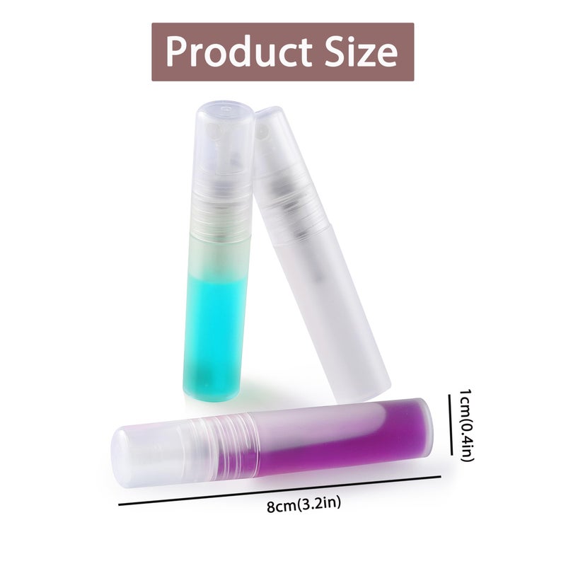 KCKHFA 10 Pack 5ml Mini Perfume Sample Bottles, Fine Mist Perfume Spray Bottle for Travel, Portable Atomizer Sprayer - Image 2