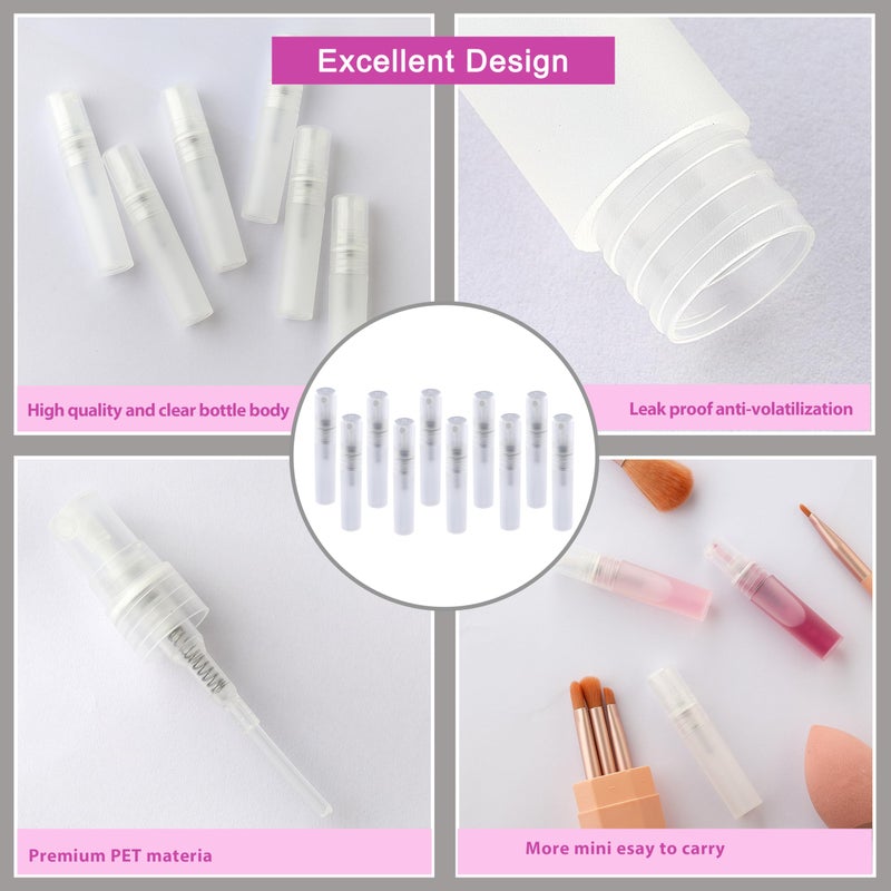 KCKHFA 10 Pack 5ml Mini Perfume Sample Bottles, Fine Mist Perfume Spray Bottle for Travel, Portable Atomizer Sprayer - Image 4