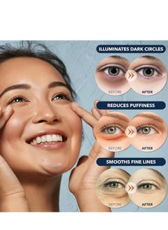 Purederm Purederm Deluxe Collagen Eye Mask Collagen Pads For Women 4 Pack Of 30 Sheets/Natural Eye Patches With Anti-aging and Wrinkle Care Properties/Help Reduce Dark Circles and Puffiness  - Image 3