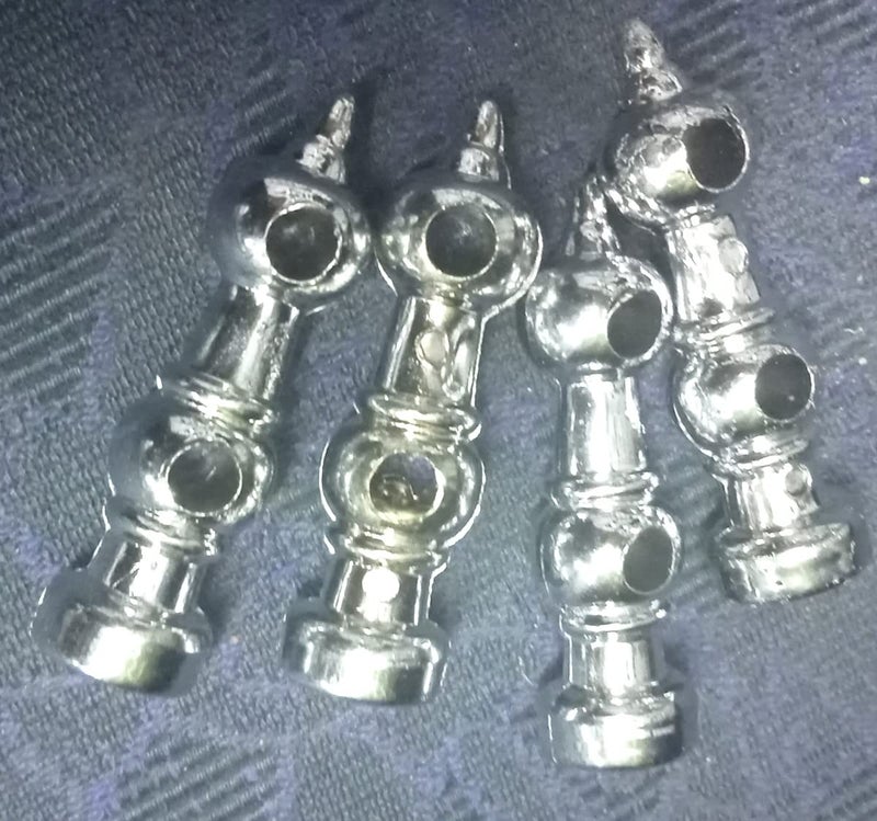 Silver Coating Glass Corner Fittings Parts4PCS BG002 - Image 1