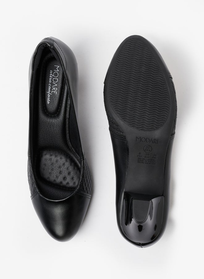 MODARE Solid Slip-On Wedge Heel Shoes - Image 4