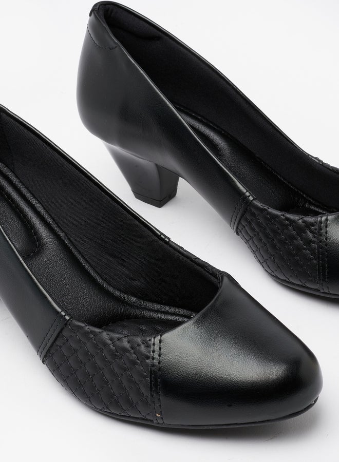 MODARE Solid Slip-On Wedge Heel Shoes - Image 3