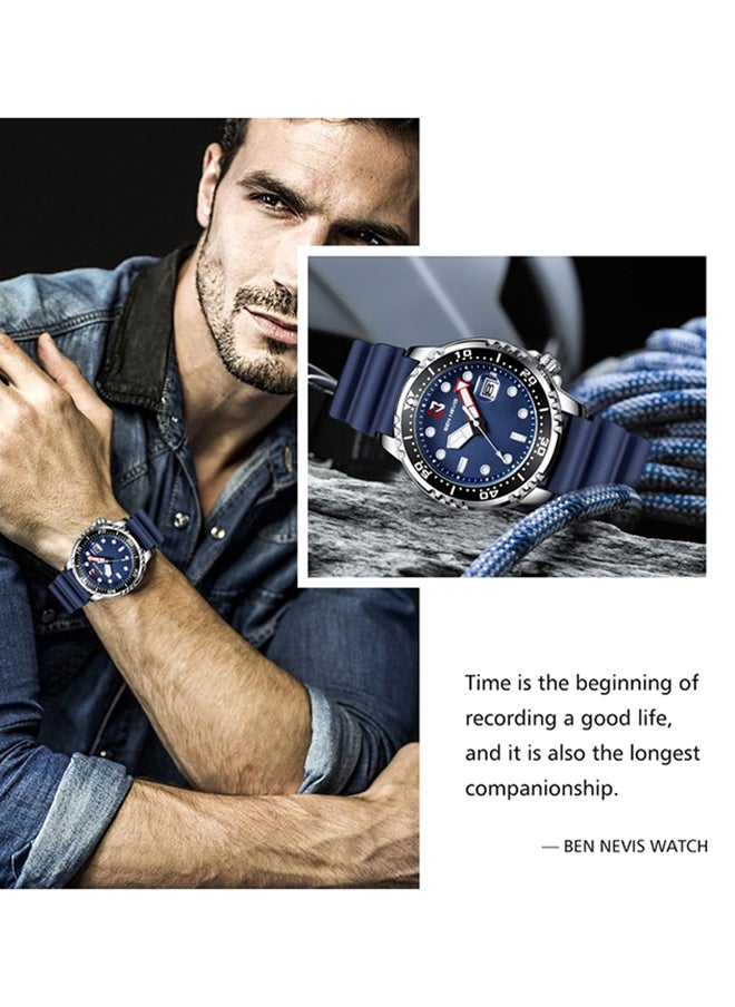 BEN NEVIS - Waterproof Quartz Wrist Watch for Men - BN3024G-AllBlue - Image 1