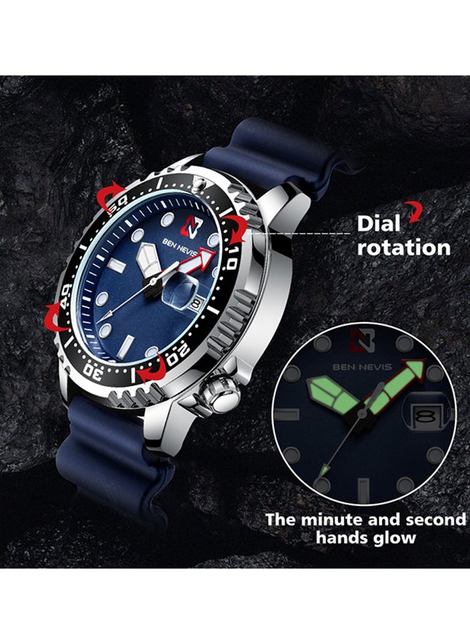 BEN NEVIS - Waterproof Quartz Wrist Watch for Men - BN3024G-AllBlue - Image 1