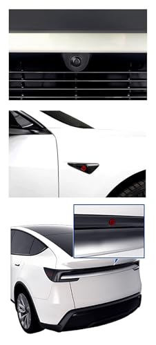 skoko (1 set) Tesla Model Y Juniper Camera Lens Cover Screen Protector Set Front & Rear & Side Lenz - Image 2