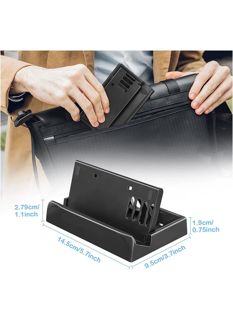 KASTWAVE - Stand Base Compatible with Steam Deck ROG Ally Dock, Anti-Slip Adjustable Foldable Stand Holder for Steam Deck/Switch/Tablet - Image 1