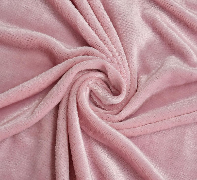 S&S Sands® Premium Ultra Soft Woollen Pillow Cover Set of 2 for Winter with Zipper Closure, Cozy Pillow Case Perfect for Warmth, Flannel Warm Pillowcases, King size-18X28 Inches (Light Pink) - Image 4