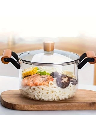Pyrex glass pot, heat-resistant, for direct use on the stove for cooking and serving. A different taste for food. You will try it yourself. Imported product, size 3500 ml. - pzsku/Z50CAC7E064ED49F95EA6Z/45/_/1727963947/b7beb167-938b-48f3-825a-6ea1a75e5eb1