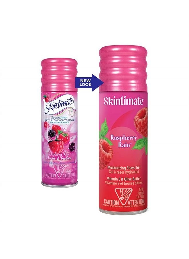 Skintimate - Raspberry Rain Womens Moisturizing Shave Gel, 198g - Image 1