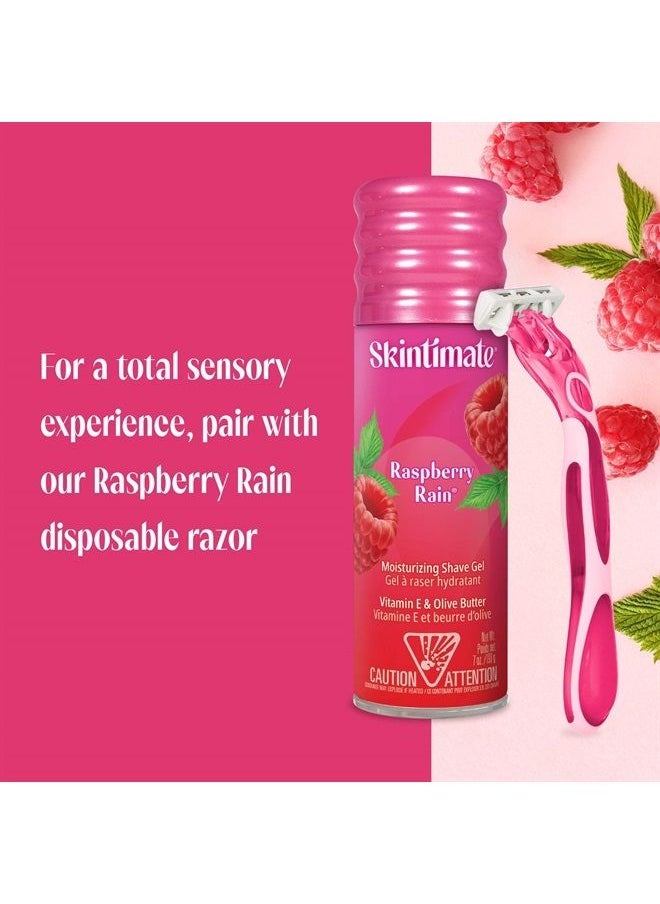 Skintimate - Raspberry Rain Womens Moisturizing Shave Gel, 198g - Image 1