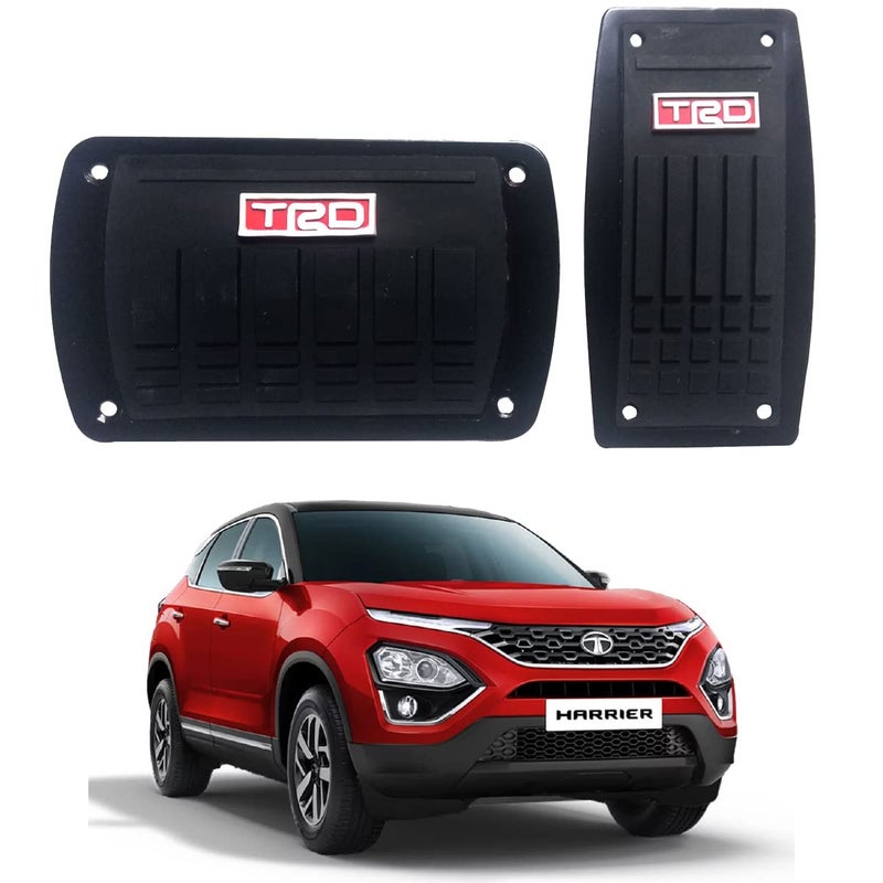 Oshotto 2 Pcs CS-053 Non-Slip Automatic Transmission Car Pedals Kit Pad Covers Set Compatible with Tata Harrier - Image 1