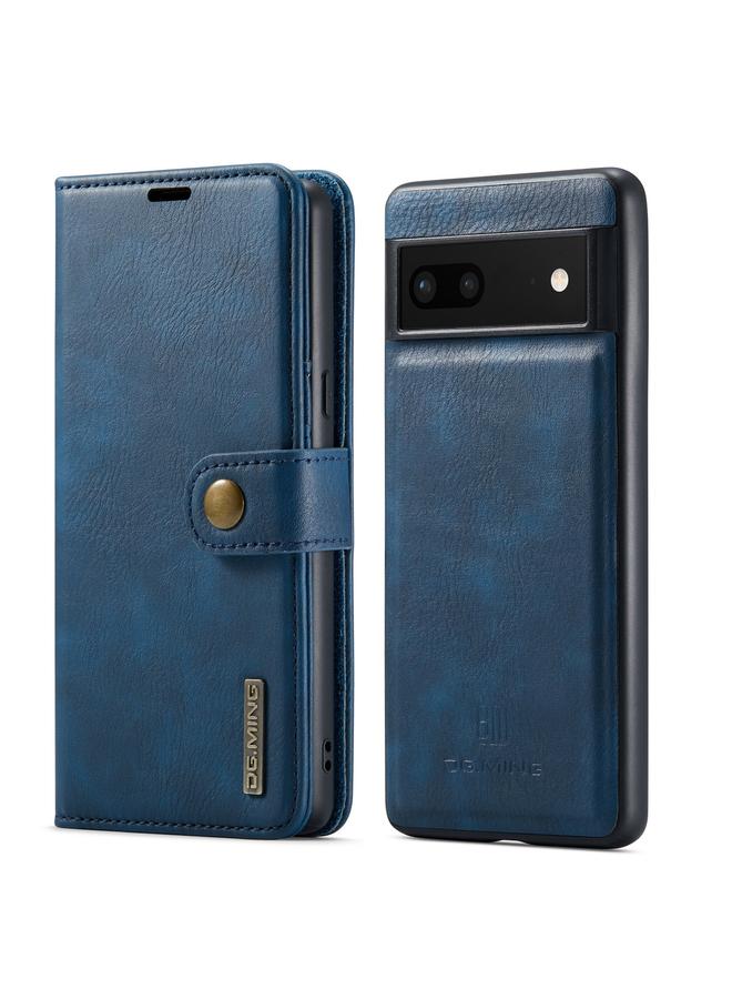 The Bros Case For Google Pixel 7 Crazy Horse Texture Detachable Magnetic Leather Phone Case