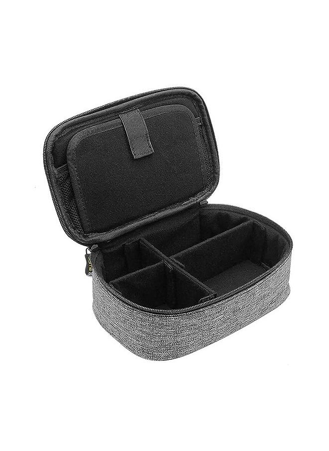 sisma - Travel Carrying Bag for Phone Chargers Cables Batteries Adapter USB Sticks Mouse SD Cards, Sisma Storage Case Universal Electronic Accessories Organizer, Gray - Image 1