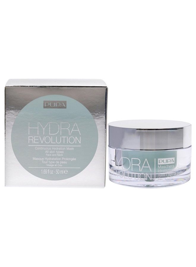 PUPA Milano Hydra Revolution Continuous Hydration Face Mask - Helps Firm And Balance The Skin - Provides Ultimate Moisturization - Fights Fine Lines, Wrinkles, And Other Signs Of Aging - 1.69 Oz - Image 1