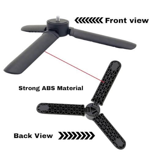 GetZget® Universal Tripod Table Mount Compatible with DJI Ronin 2/3/4, RSC, Osmo OM 4/5/6/7 Mobile Gimbals & Zhiyun DSLR Gimbals - 5Kg Load Capacity, 1/4" Screw Compatible Desktop Stand Accessories - Image 2
