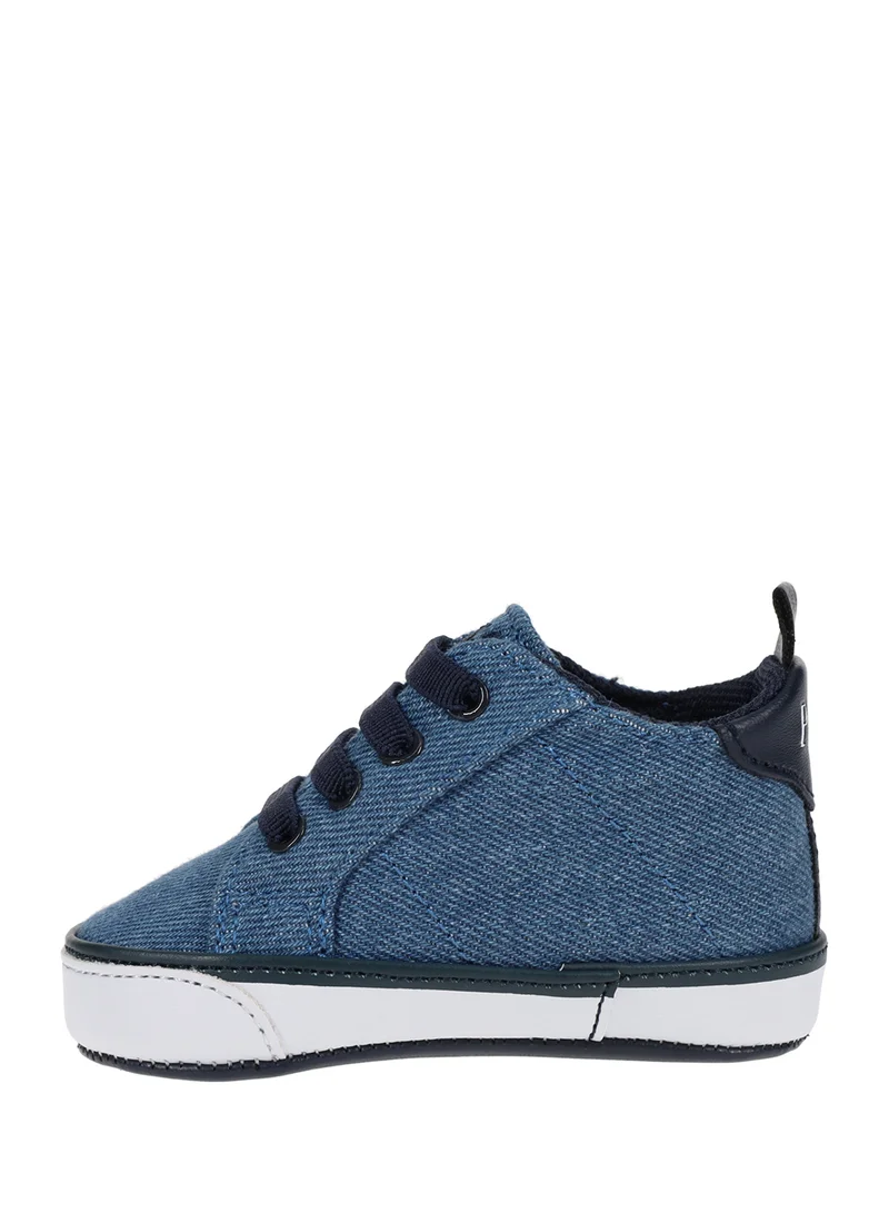 بولو رالف لورين Infant Quilton Bear Gore HI Sneakers