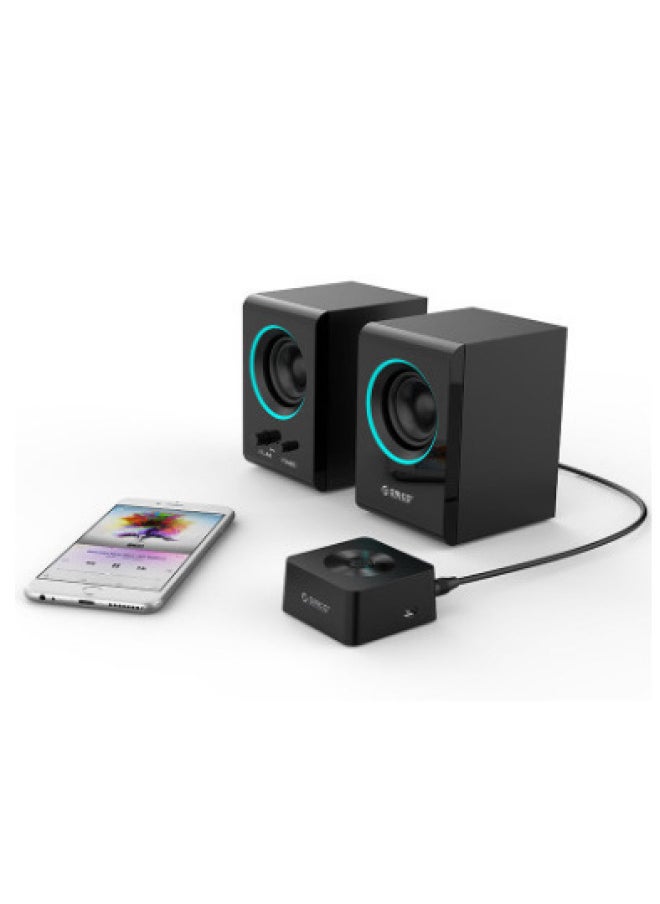 Orico/Orico Bluetooth Audio Receiver Mobile Phone Car Lossless Sound Quality Portable Bluetooth Receiver-Color:Black