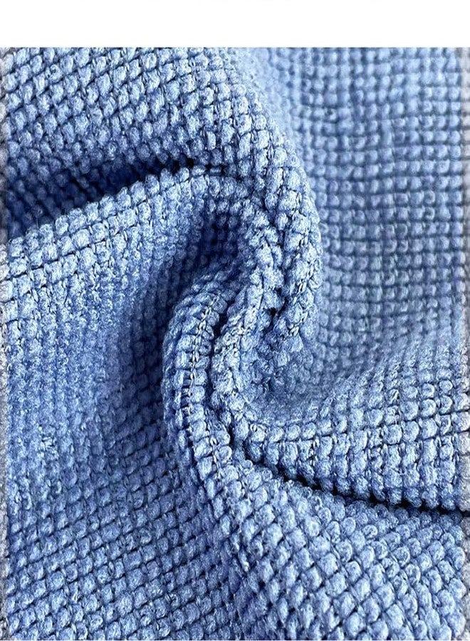 XFSPYY Microfiber Cleaning Cloths, Reusable Cleaning Towels in Box, Microfiber Lint Free Multi-Purpose Towel, Blue, 7.9''x7.9'' (20 Pieces) - Image 2