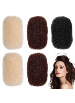 minkissy minkissy 5pcs Bump It Up Volume Hair Base Set Sponge Volume Bump Hair Clip Hair Bases Inserts Hair Pads Hair Styling Clip Hair Accessories for Women Ladies  - Image 1