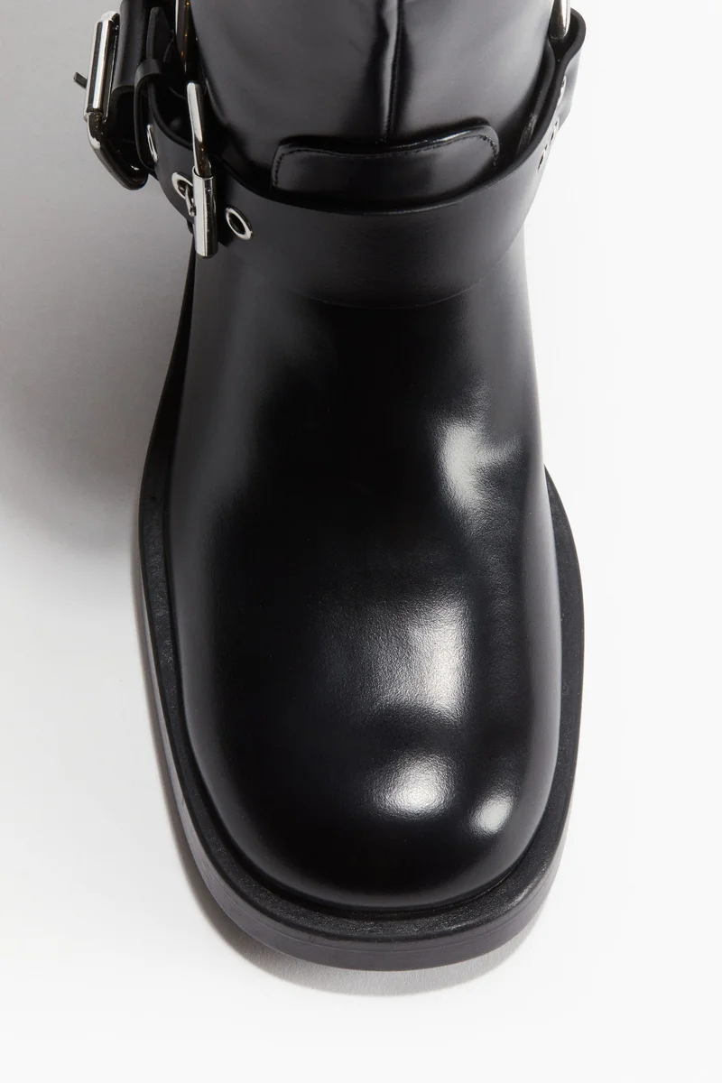 اتش اند ام Knee-High Biker Boots