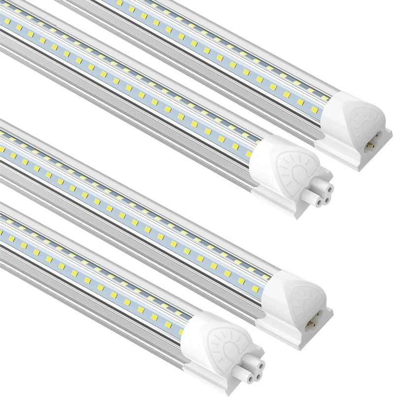 SHOPLED LED Shop Light 3FT, 30W 4000LM 6000K Cool White, V-Shaped Linkable T8 3 Foot Tube Lights, LED Ceiling Lights for Workbench, Workshop, Basement, ETL Listed, 4 Pack - Image 1