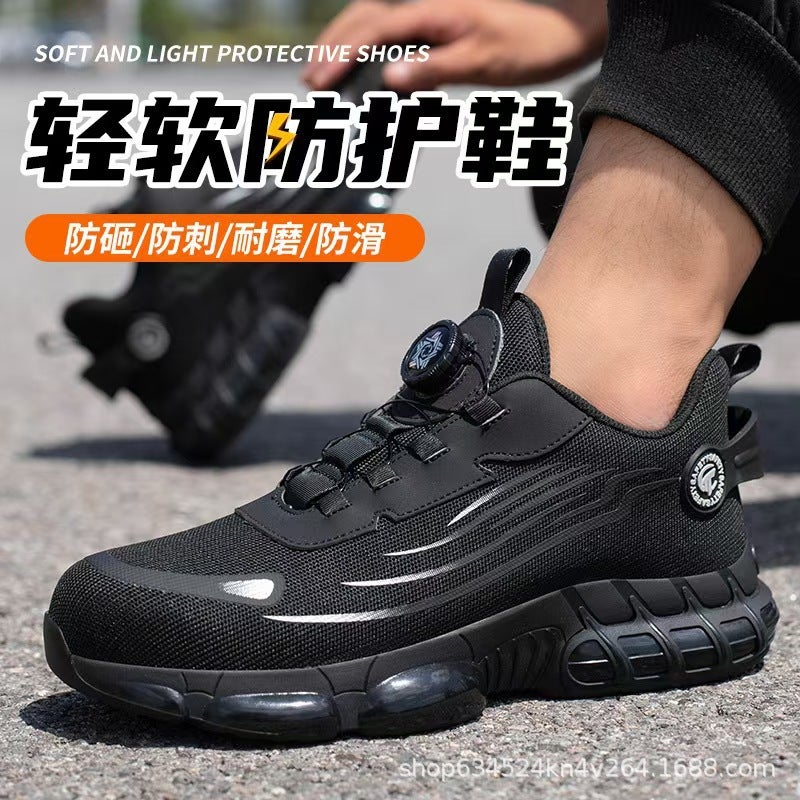 Men's Safety Shoes Steel Toe Puncture Resistant Lightweight Breathable - Image 2