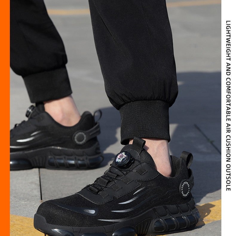 Men's Safety Shoes Steel Toe Puncture Resistant Lightweight Breathable - Image 3