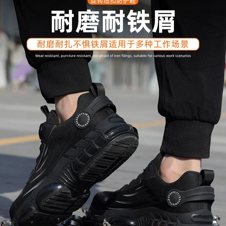Men's Safety Shoes Steel Toe Puncture Resistant Lightweight Breathable - Image 5