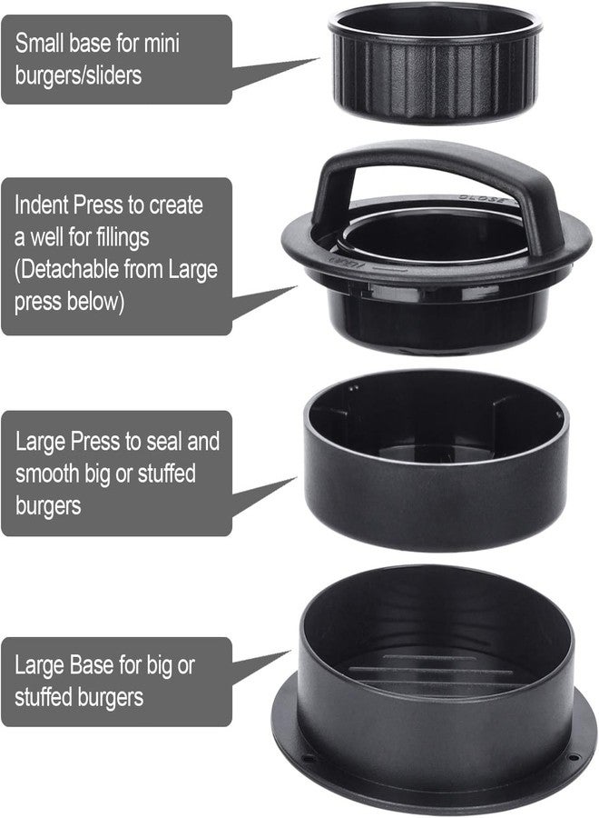 Cyrox Different Size Patty Molds, Burger Mold Hamburger Press Patty Maker Stuffed Burgers Press, Beef Burger Press Patty Maker Mold for Kitchen Cooking Gadgets (1Pcs) - Image 4