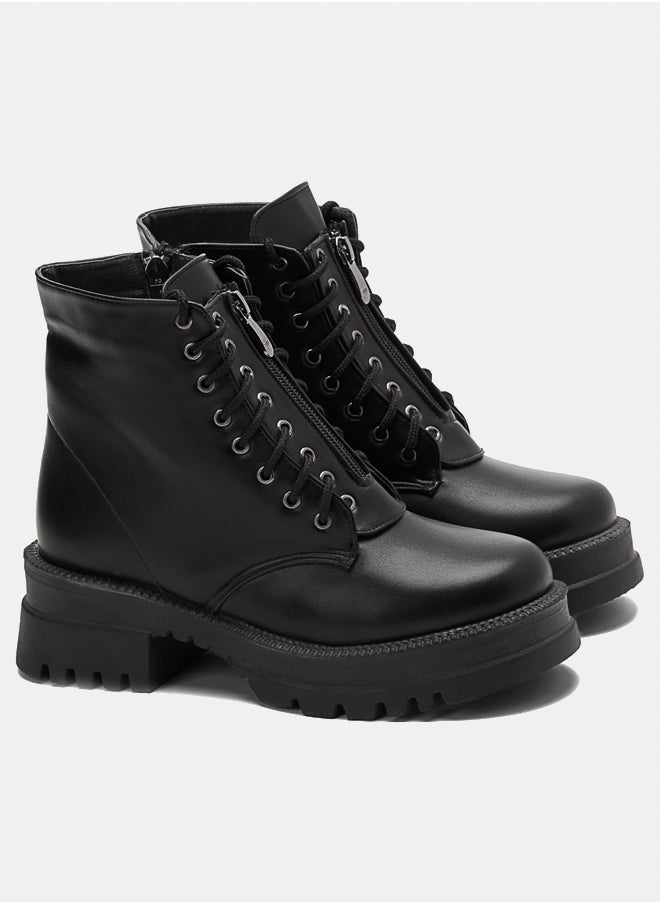 Zip Up Laced Combat Boots - pzsku/Z50CB7338C2237B979E3DZ/45/_/1729511976/9c4eb1c7-e6a2-46af-b973-01b967bb0b60