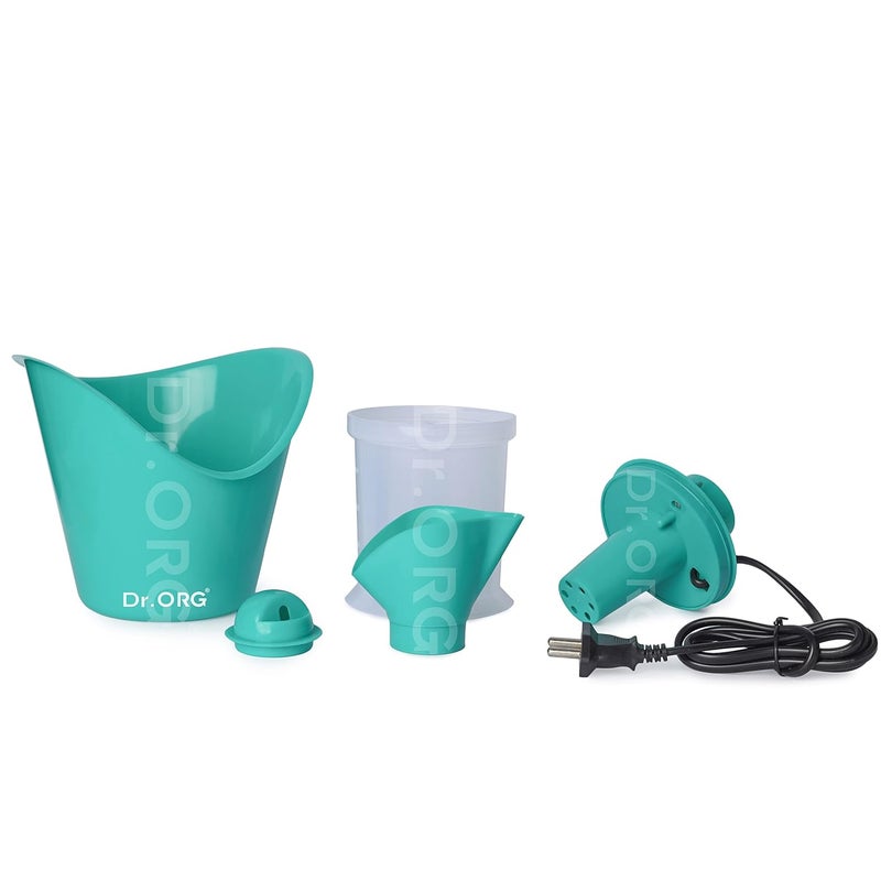 Dr. ORG INDIA HEALTHCARE Dr. ORG INDIA 3 In 1 Steam Vaporizer, Nose Steamer, Cough Steamer, Nozzle Inhaler & Nose vaporizer machine for cold and cough (Green) - Image 2