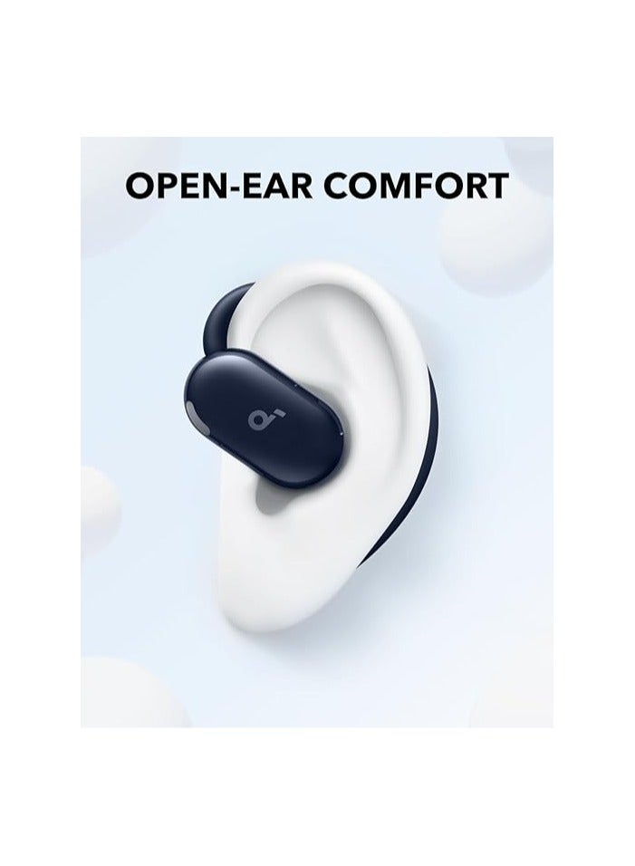 Soundcore V20i by Anker Open-Ear Headphones, Adjustable Ear Hooks, Ultra-Comfort, Snug Fit, Deep Bass, Clear Calls, IP55, LED Lights, 36H Playtime, Bluetooth 5.4 Earbuds, Multipoint Connection Blue - Image 2